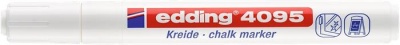 Krétamarker, 2-3 mm, kúpos, EDDING "4095", fehér