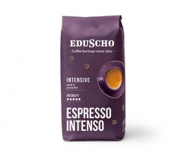 Kávé, pörkölt, szemes, 1000 g, EDUSCHO "Espresso Intensive"